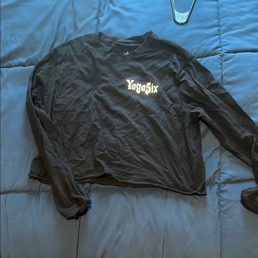 YogaSix Halloween Black Long Sleeve Shirt